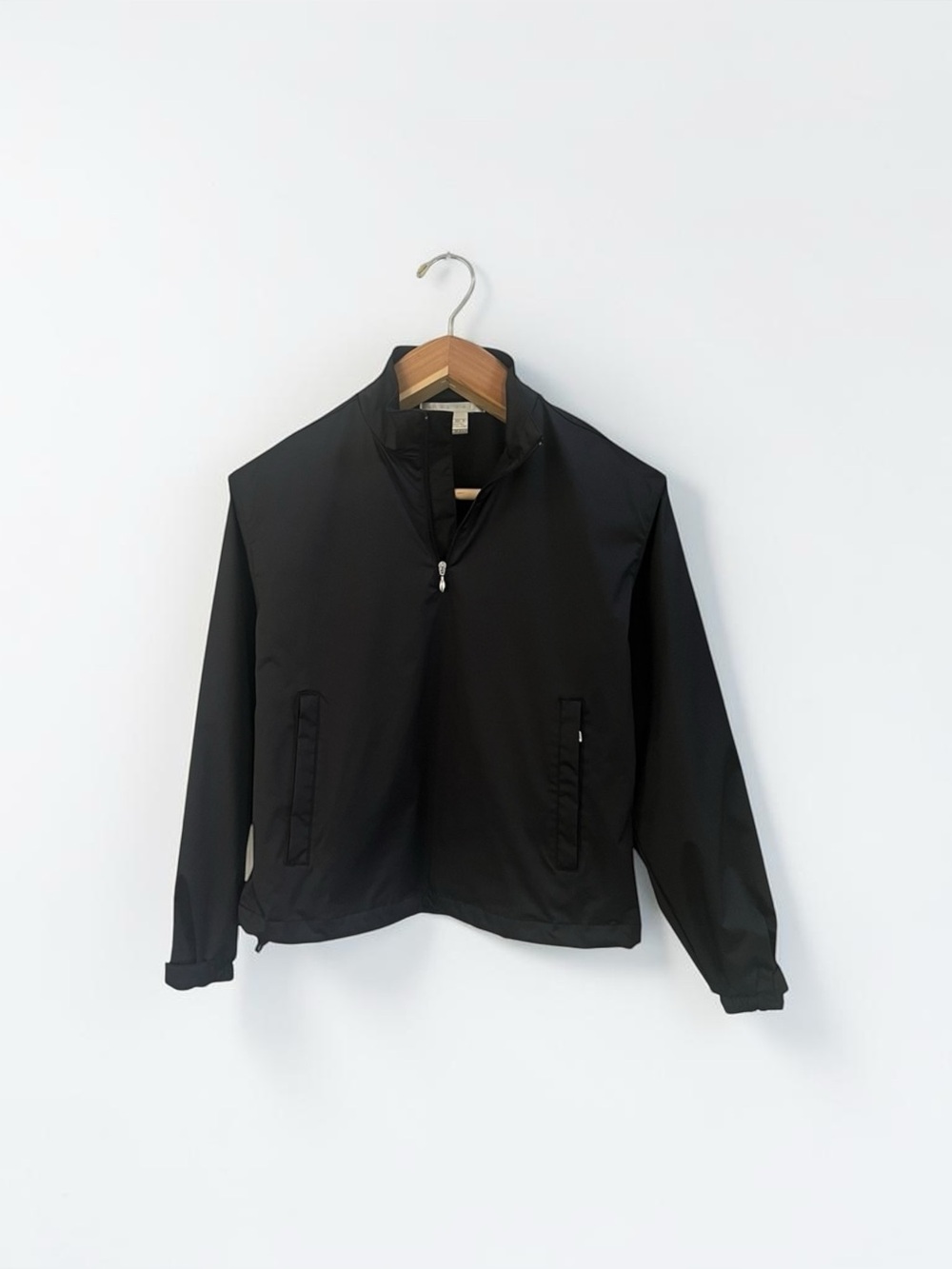 Nike Golf Clima-FIT Black Quarter-Zip Pullover Jacket Women's Xsmall Windbreaker